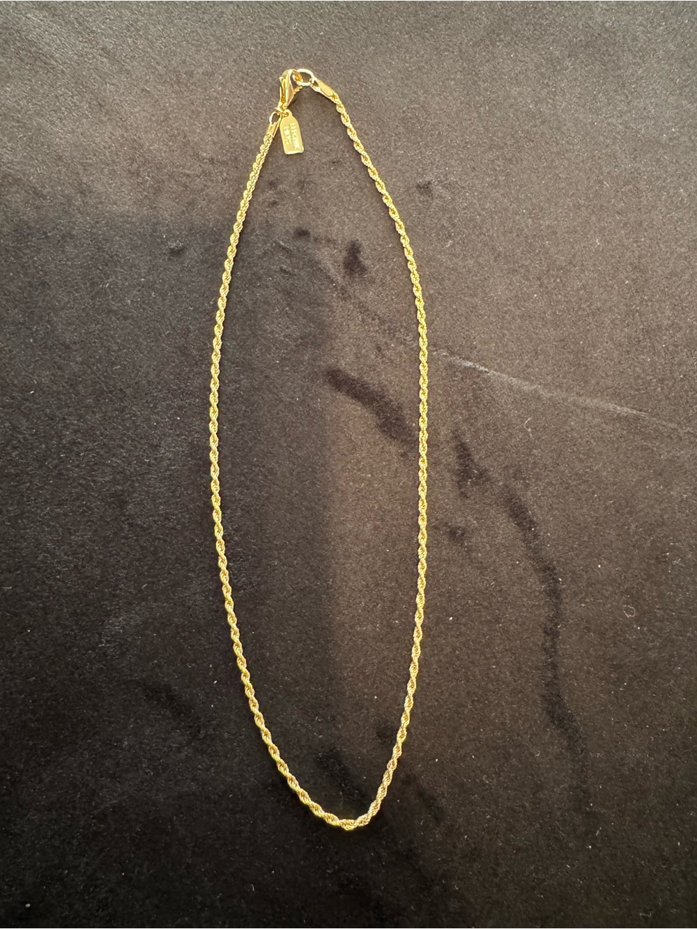 Gold Rope Chain Necklace Electric pick’s